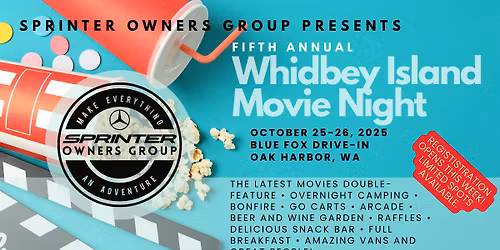 Sprinter Owners Group Rally - Whidbey Island Movie Night