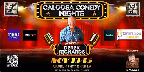 Caloosa Comedy Nights with Headliner Derek Richards