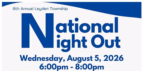 6th Annual Leyden Township National Night Out