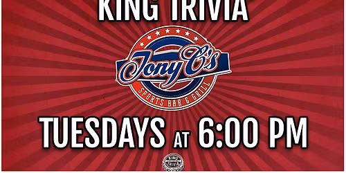 Trivia Night at Tony C's Sports Bar & Grill (Peabody)