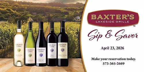 Sip & Savor Wine Dinner