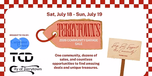 Terrytown's 2026 Community Garage Sale