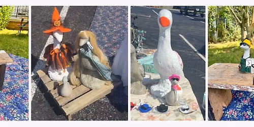 Craft a Concrete Porch Goose