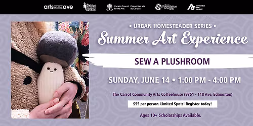Social Art Experience: Sew a Plushroom