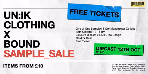 UN:IK X BOUND MEGA SAMPLE SALE