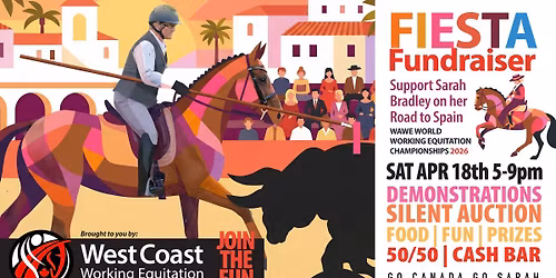 Fiesta Fundraiser - Support Sarah Bradley on her "Road to Spain" WAWE World WE Championships 2026