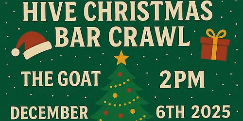 HIVE Christmas Bar Crawl