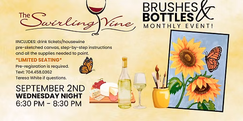 Brushes & Bottles Paint Night!