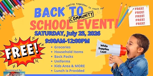 Community Back to School Event