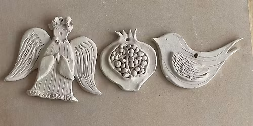Christmas Ornament Ceramic Class - Intro to Pottery Workshop