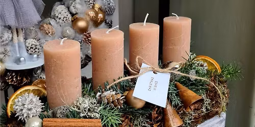 Adventi asztali d\u00edsz k\u00e9sz\u00edt\u0151 workshop