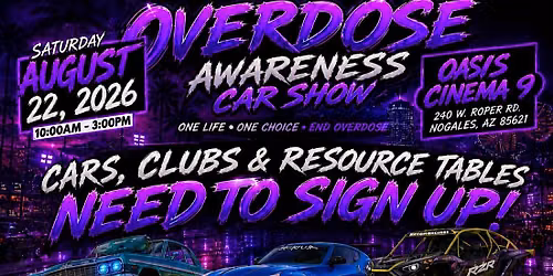 SOSA Consortium' s Overdose Awareness Car Show