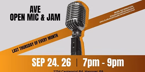 AVE September Open Mic & Jam