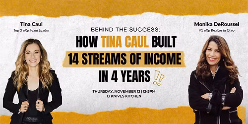 Behind the Success: How Tina Caul Built 14 Streams of Income in 4 Years