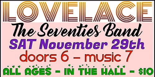 Lovelace Wig Out Party at Station 7 Event Center!