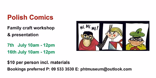 Polish Comics craft workshop.  