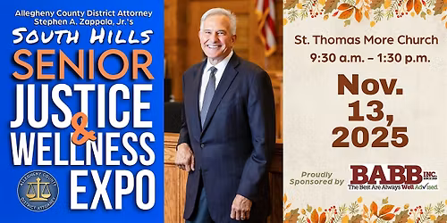 DA Zappala's Senior Justice & Wellness Expo - South Hills