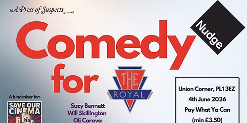 Comedy For Save The Royal — Union Corner - Stonehouse Action