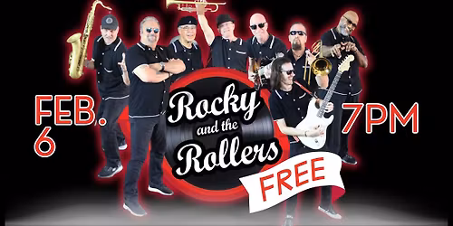 Rocky & The Rollers Decades Dance Party! Free Show!