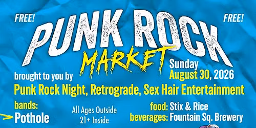 Punk Market at FSB! Pothole, No Go No Mas, I Got Worms, Bandages