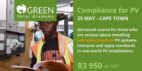 Compliance for PV Systems - Electricians and Advanced Installers - CPT