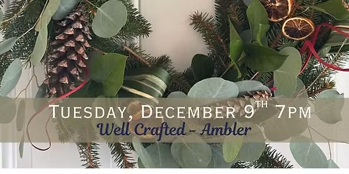 Wreath Making Workshop Craft With Bespoke.