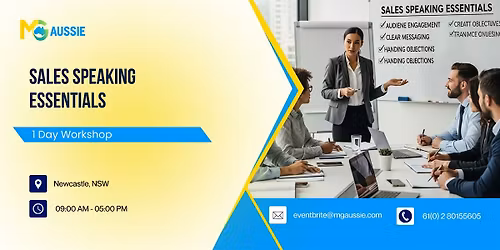 Sales Speaking Essentials: 1 Day Workshop in Newcastle, NSW