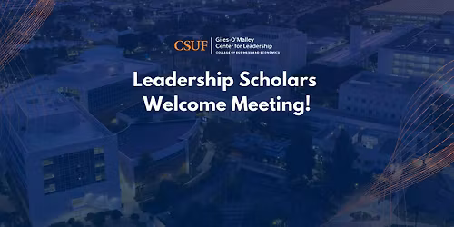 Leadership Scholars Welcome Mixer