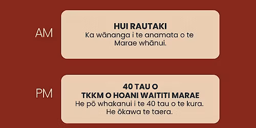 KAWE ORA | Hoani Waititi Marae