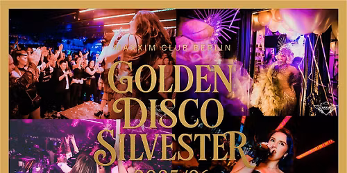 the GOLDEN DISCO SILVESTER 2025\/26