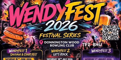 Wendy Fest 1 Sausage and Cider Festival Featuring Funky Town