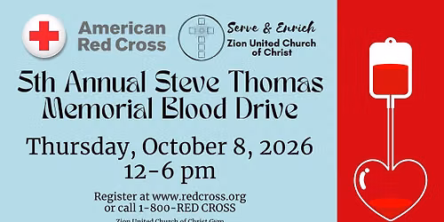 Zion UCC - Red Cross Blood Drive