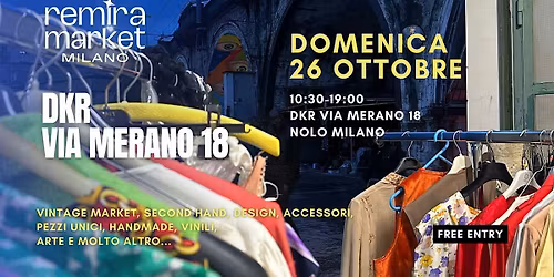VINTAGE MARKET Via Merano 18  Domenica 26 Ottobre