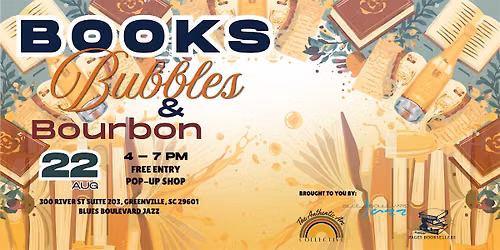 Books, Bubbles, and Bourbon - Pages Booksellers Launch Event