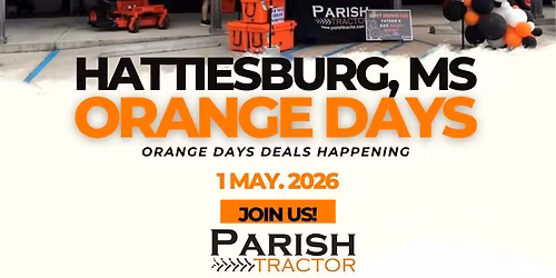 Orange Days Hattiesburg, MS