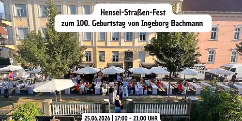 zum 100. Geburtstag von Ingeborg Bachmann |