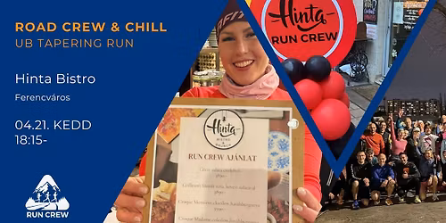 Road Crew UB TAPERING RUN & Chill x Hinta Bistro