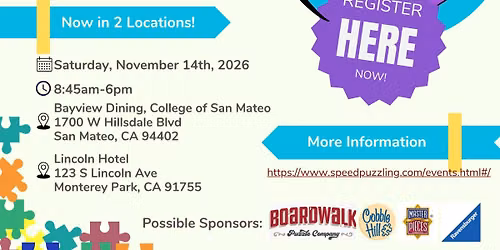 CA2026 - 2026 California Speed Puzzling Championship (SoCal)