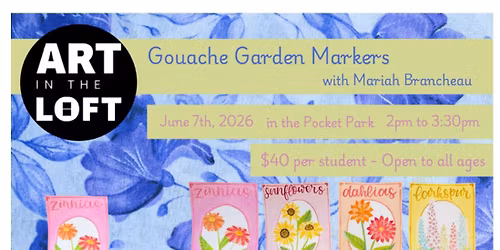 Flower Fest: Gouache Garden Markers  
