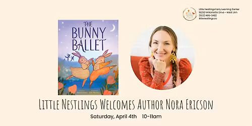 Little Nestlings Welcomes Author Nora Ericson