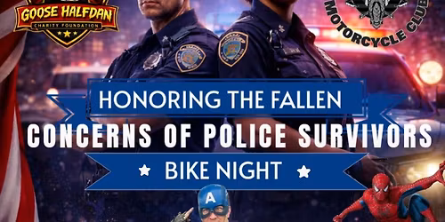 Concerns of Police Survivors Bike Night 