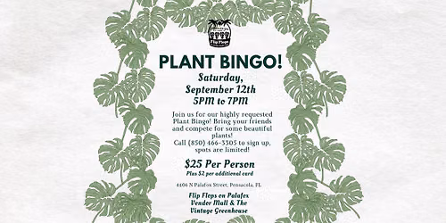 Plant Bingo!