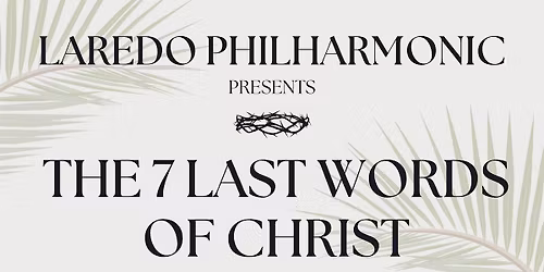 THE 7 LAST WORDS OF CHRIST BY THEODORE DUBOIS