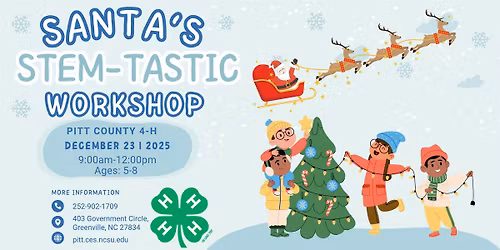 Santa's STEM-Tastic Workshop: Ages 5-8