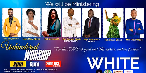 Unhindered Worship (WHITE)
