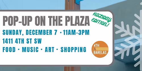 Holiday Pop-Up on the Plaza