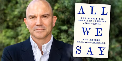 Author event with Ben Rhodes