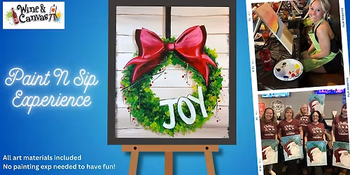 Cape Coral Canvas Class \u2013 Christmas Wreath