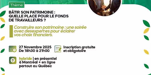 Soir\u00e9e - Discussion APMO \u2013 B\u00e2tir son patrimoine (pr\u00e9sentiel)