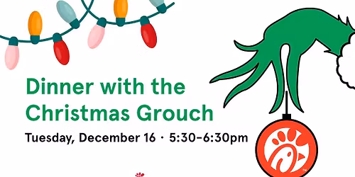 Dinner with the "Christmas Grouch"